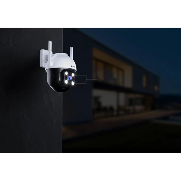 TENDA 4MP CH7 Kablosuz Outdoor Pan/Tilt IP Kamera - 6