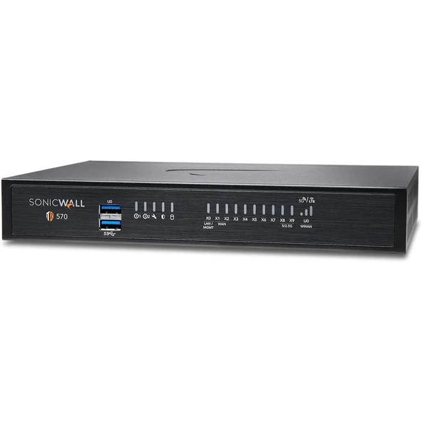 SONICWALL TZ570 02-SSC-5661 Sec Upgrade Plus - Ess Ed 3yıl Lisans 8port Firewall 1.4Gbps