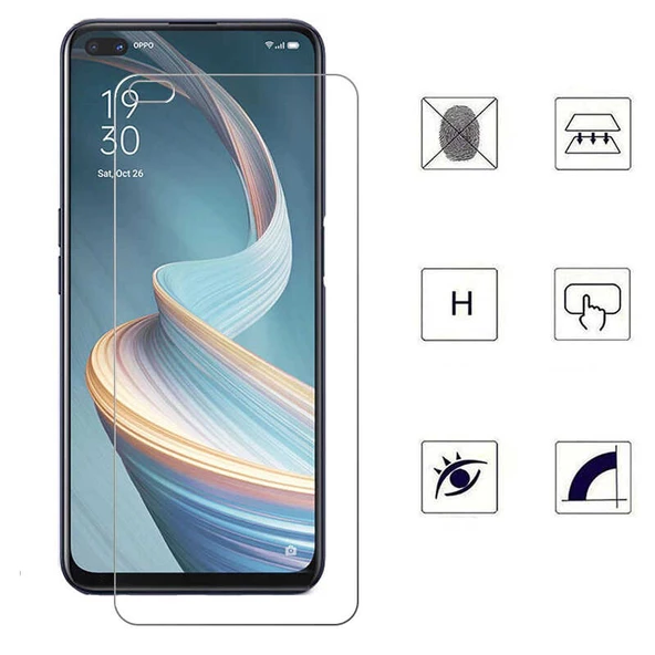 Oppo Reno 4 - Ekran Koruyucu Esnek Nano Micro Temperli Koruma - Resim 5