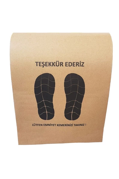 OTO KAĞIT PASPAS - Araç Markanızı Seçiniz - 100 ADETLİK RULO - 40 X 50 CM KOPARTMALI KRAFT KAĞIT