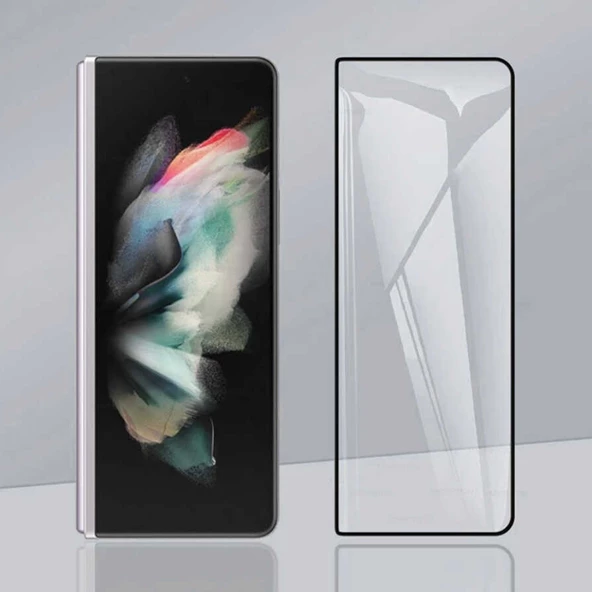 Samsung Galaxy Z Fold 3 - Ekran Koruyucu 2.5D Glass Ekran Koruyucu - Resim 2