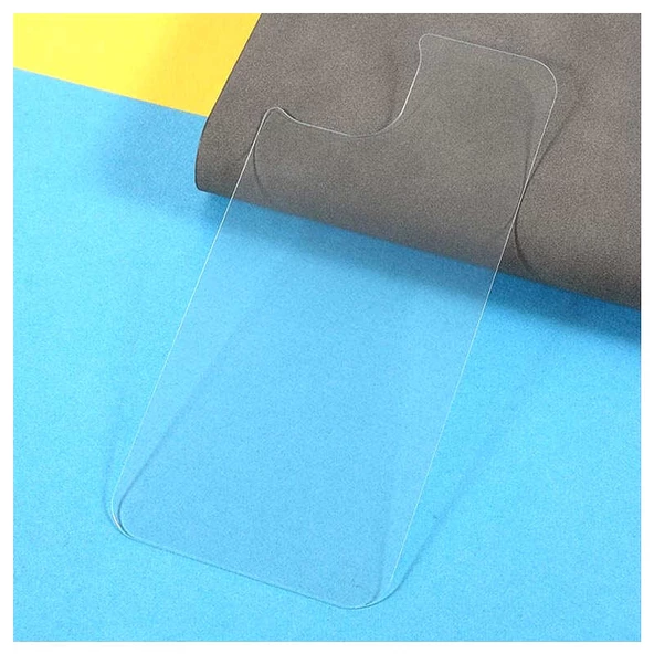 Apple iPhone 13 Mini - Arka Kasa Koruyucu Back Maxi Glass Temperli Cam Arka Koruyucu - Resim 5