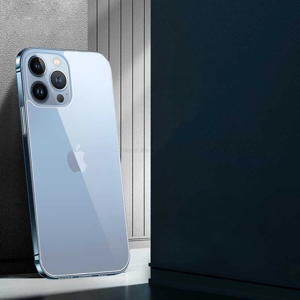 Apple iPhone 13 Pro - Arka Kasa Koruyucu Back Maxi Glass Temperli Cam Arka Koruyucu - Resim 8