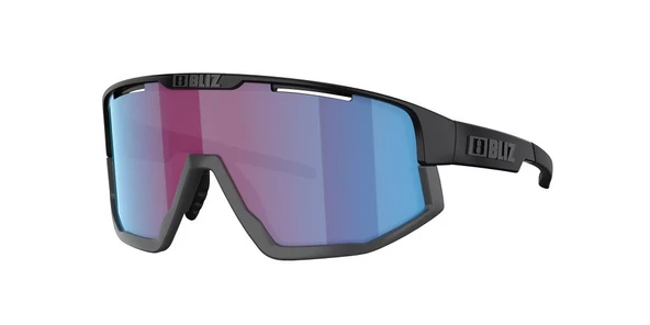 BLIZ Fusion Güneş Gözlüğü Nano Optics Nordic Light Matt Black Frame Begonia With Blue Multi Lens ZB70050633 - 3