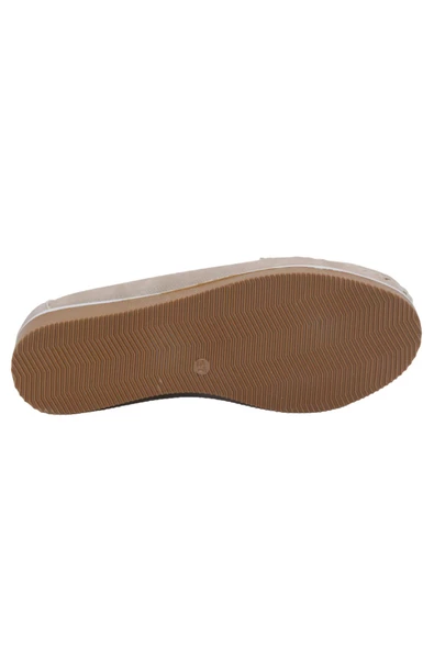 Mergenshoes Blm B101 Bej Taşlı Kadın Günlük Babet Ayakkabı - 5