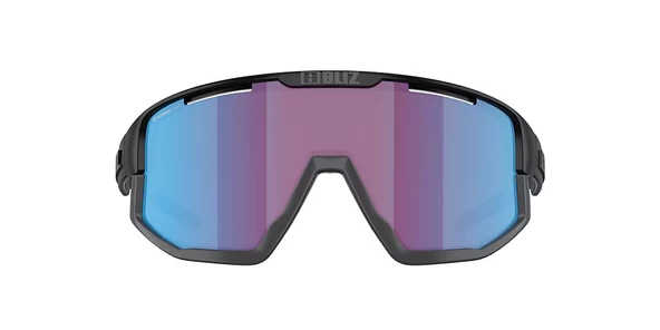 BLIZ Fusion Güneş Gözlüğü Nano Optics Nordic Light Matt Black Frame Begonia With Blue Multi Lens ZB70050633 - 2