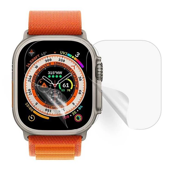 Apple Watch Ultra 49mm - Ekran Koruyucu Narr Tpu Body Ekran Koruyucu