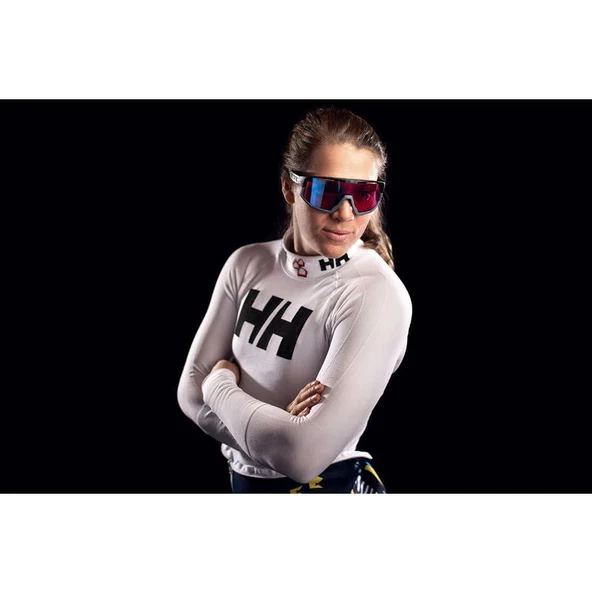 BLIZ Fusion Güneş Gözlüğü Nano Optics Nordic Light Matt Black Frame Begonia With Blue Multi Lens ZB70050633 - 8