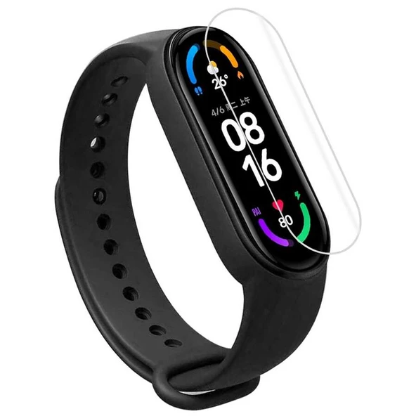 Xiaomi Mi Band 7 - Ekran Koruyucu Narr Tpu Body Ekran Koruyucu Jelatin