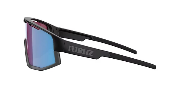 BLIZ Fusion Güneş Gözlüğü Nano Optics Nordic Light Matt Black Frame Begonia With Blue Multi Lens ZB70050633 - 4