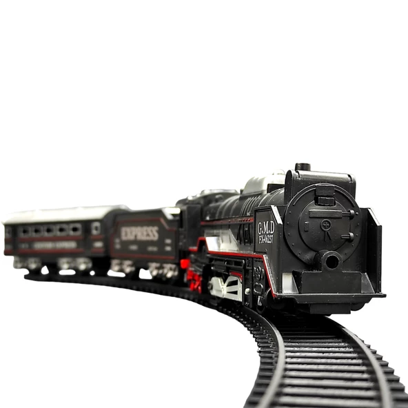 Limon Oyuncak 13 Parça Siyah Küçük Tren Seti  TL02 - 3