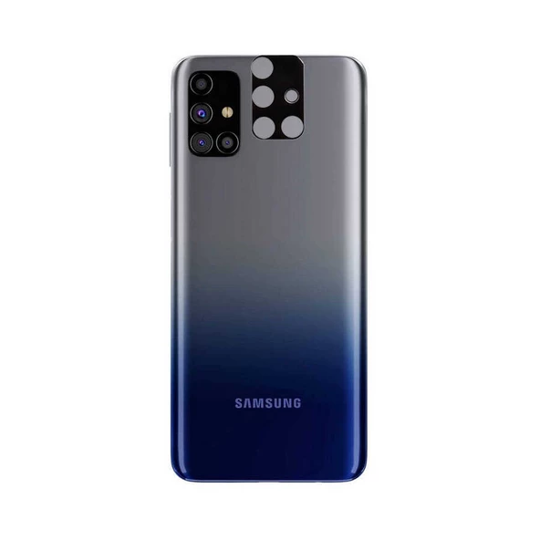 Samsung Galaxy M31S - Kamera Lens Koruyucu 3D Kamera Camı