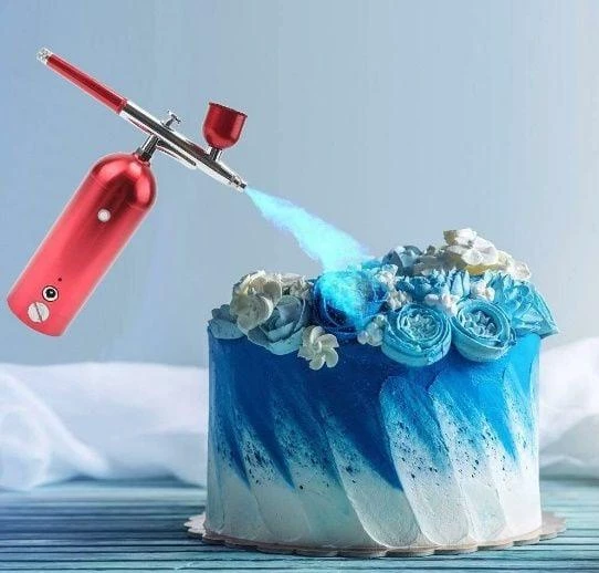 Rox 0068 Entegre Kompresörlü Akülü Airbrush Mini Boya Tabancası - 5