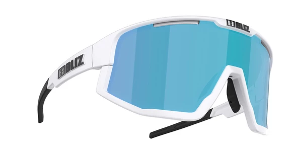 BLIZ Vision Optik Adaptör Uyumlu Güneş Gözlüğü Matt White Frame Smoke With Blue Multi Lens ZB70010437