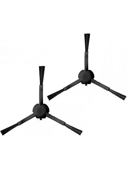 serfin ticaret Xiaomi Dreame F9 Robot Uyumlu Yan Fırça (Siyah)-4 Adet - Resim 2