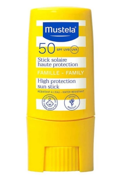 Mustela SPF50+ Çok Yüksek Koruma Faktörlü Güneş Stick 9 ml
