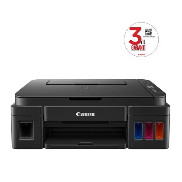 Canon G2410 Tanklı Yazıcı Tarayıcı Fotokopi Mürekkep Püskürtmeli Yazıcı - 2