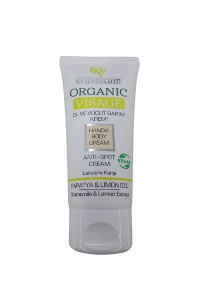 Organicum Visage Elve Vucut Bakım Kremi Papatya&limon Özlü