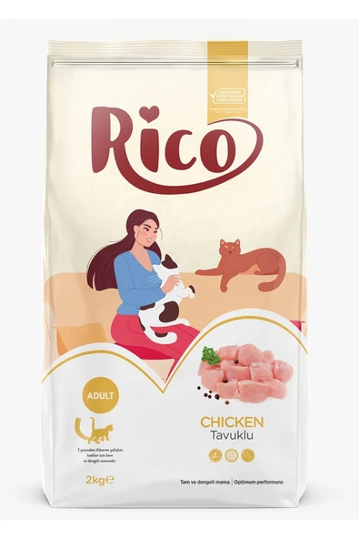 Rico Tavuklu Kedi Maması 15kg
