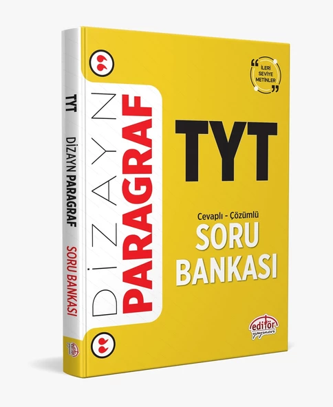 Editör Yayınevi TYT Dizayn Yeni Nesil Sorularla Paragraf Soru Bankası