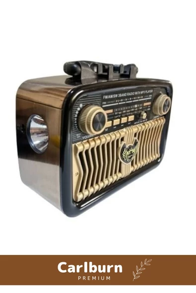 Kaliteli Yüksek Sesli Retro Nostalji Bluetooth Bağlantılı Usb Sd Kart Radyo Mp3 Player Müzik Kutusu - 2