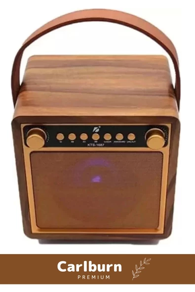 Yüksek Sesli 10W Güçlü Usb Sd Aux Kablosuz Ayarlı Mikrofonlu Ledli Taşınabilir Bluetooth Hoparlör - 3