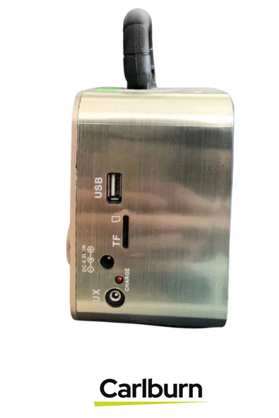 Yüksek Sesli Fiş Priz Şarjlı & Pilli Fm Bluetooth Usb Mp3 Aux TF Sd Dekoratif Nostaljik Radyo - 2