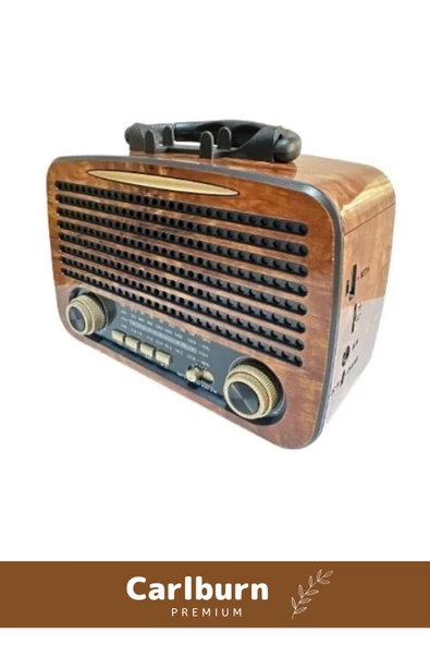 Kaliteli Yüksek Sesli Retro Nostalji Bluetooth Bağlantılı Usb Sd Kart Radyo Mp3 Player Müzik Kutusu - 3