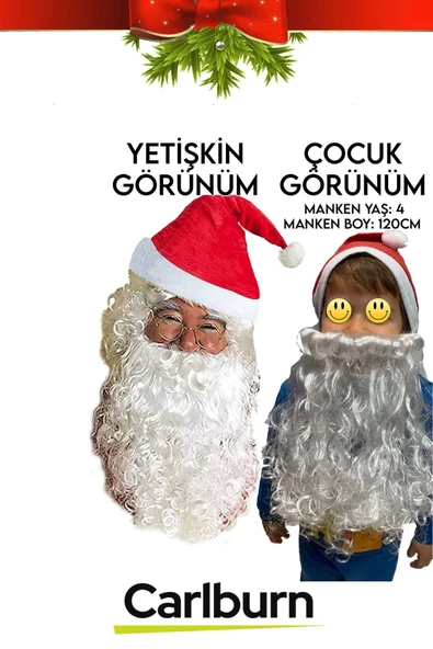 Özel Üretim Yıkanabilir Ucu Ponponlu Çocuk Yetişkin Yılbaşı Noel Baba %100 Polar Şapka 7 Adet - 3