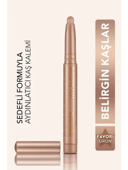 Flormar Kremsi Dokulu Brow Up Highlighter Pencil Aydınlatıcı Kalem  Uçuk Kahve (000 Champagne) 8690604622269