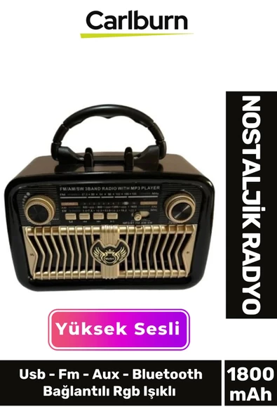 Kaliteli Yüksek Sesli Retro Nostalji Bluetooth Bağlantılı Usb Sd Kart Radyo Mp3 Player Müzik Kutusu