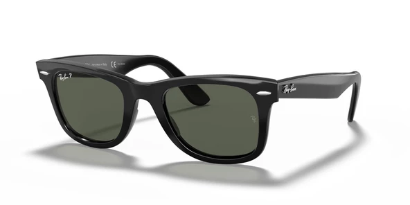 Ray-Ban Wayfarer Polarize Güneş Gözlüğü 0RB2140 901/58 50 Ekartman Black Green Polarized