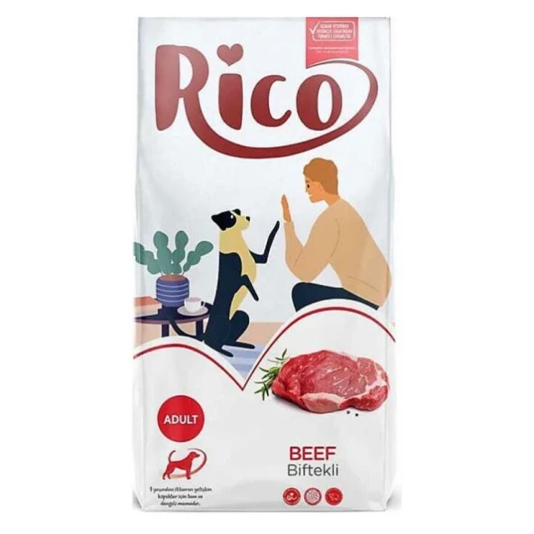 Rico Yetişkin Köpek Maması Biftekli 15 Kg
