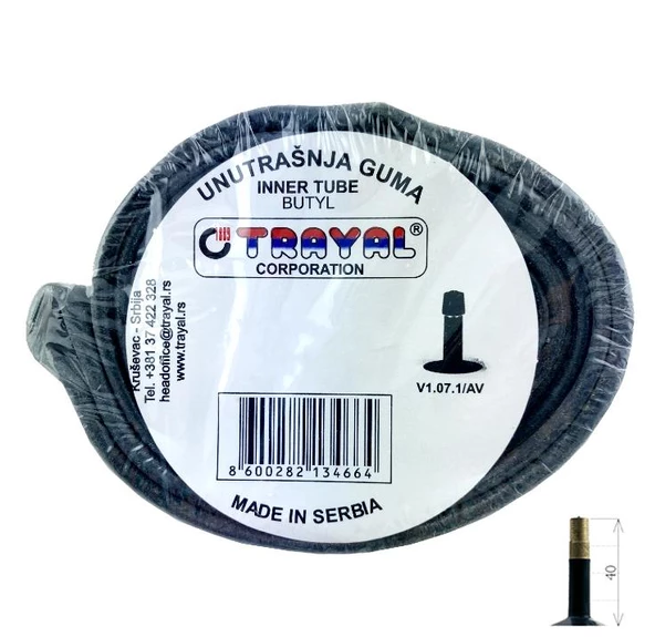 ÜMİT İç Lastik - Trayal, 26x1.50-2.125, AV-40