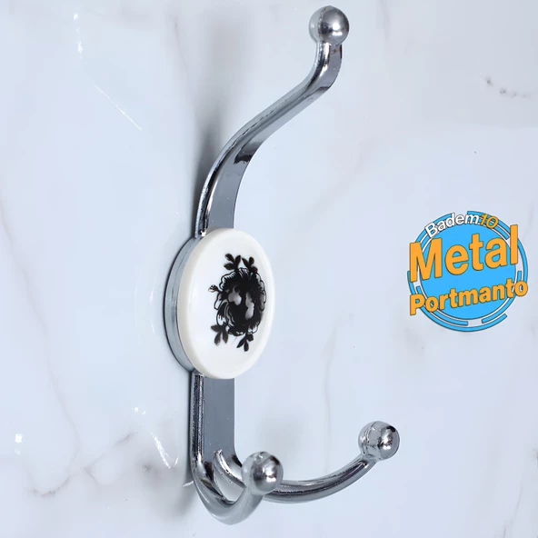 5 Adet Krom Renk Askı Dolap Askılık Askılığı Banyo Mutfak Askısı Duvar Kapı Elbise Kıyafet Vestiyer - 6