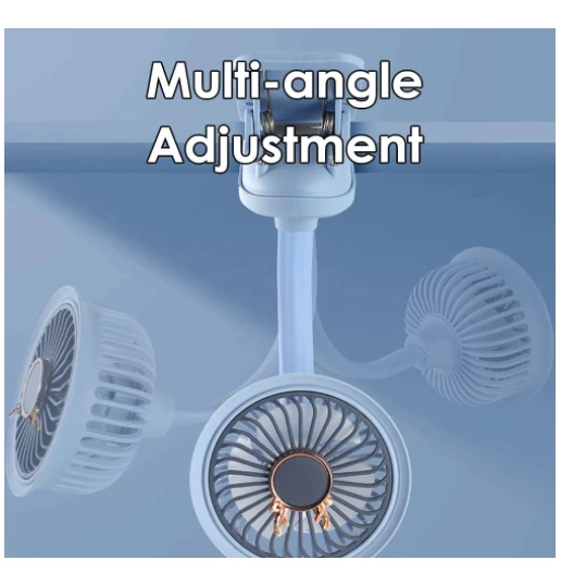 Taşınabilir Mini Klipsli Fan - Resim 4