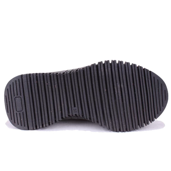 Dagoster DZA07-122042651 Kahve Günlük Düz Taban Deri Kadın Bot - 4