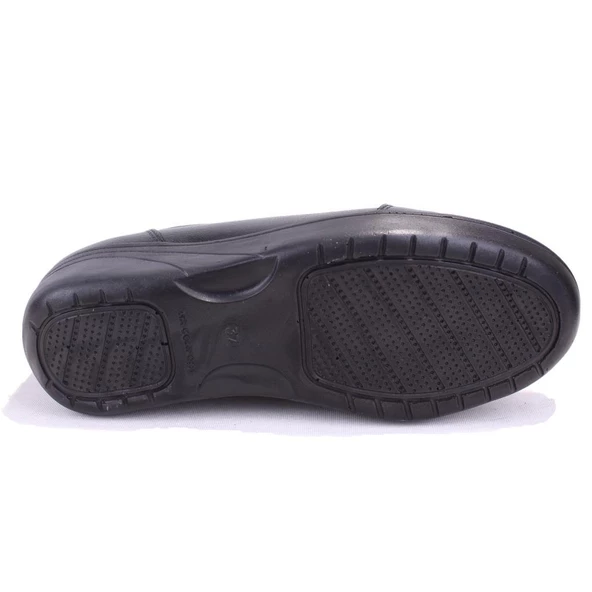Dagoster DZA32-142 Siyah Ortopedik Günlük Deri Kadın Ayakkabı - 4