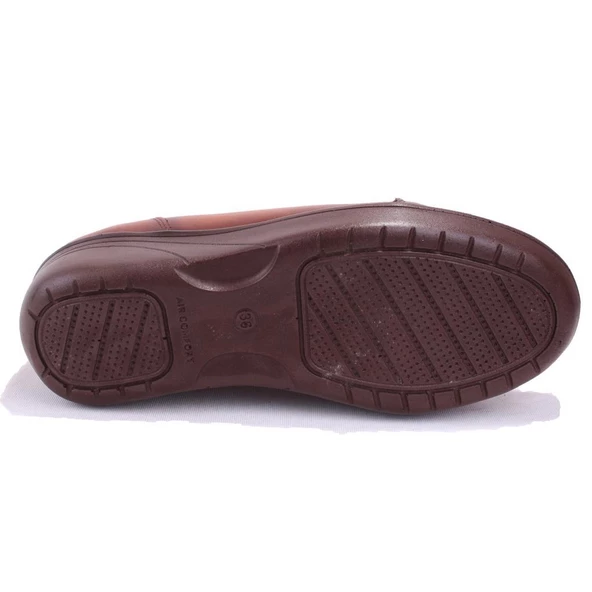 Dagoster DZA32-142 Taba Ortopedik Günlük Deri Kadın Ayakkabı - 4