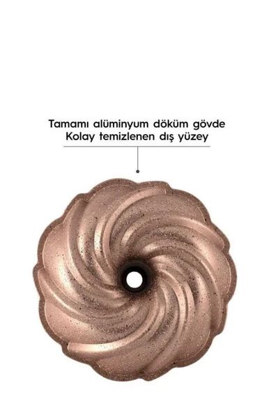 Nehir Buket Rose Gold Kek Kalıbı 26cm - 3