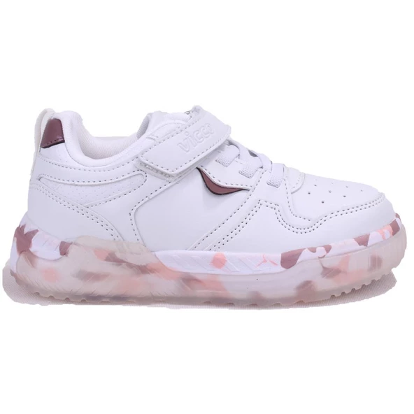 Vicco Monaco 346F24K304 Beyaz Pudra Ortopedik  Günlük Kız Çocuk Spor Ayakkabı - 2