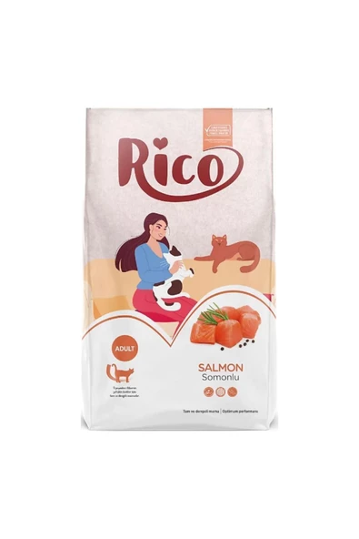 Rico Somonlu Yetişkin Kedi Maması 15 Kg