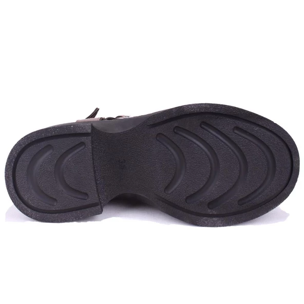 Dagoster DZA07-115307 Kahve Günlük Düz Taban Spor Kadın Bot - 4