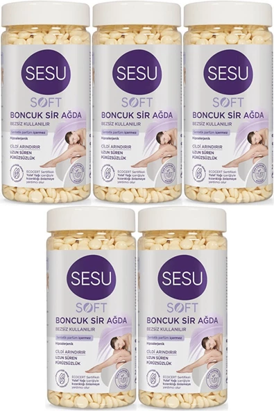 Sesu Boncuk Sir Ağda 250GR Soft (5 Li Set)