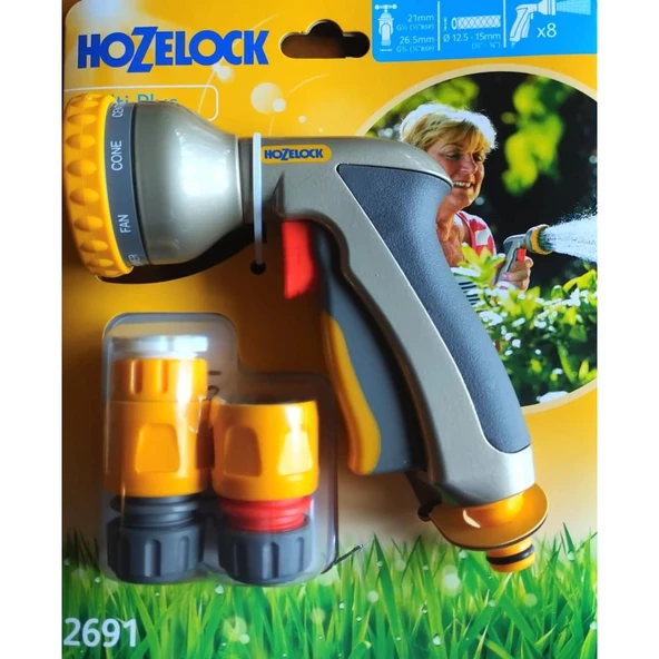 Hozelock 2691 Hortum Tabancası 8 Fonksiyonlu Set