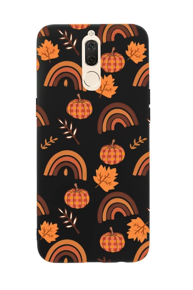 Huawei Mate 10 Lite Uyumlu Sonbahar Desenli Premium Silikonlu Telefon Kılıfı ürün görseli