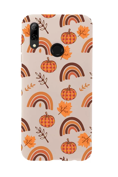 Huawei Psmart 2019 Uyumlu Sonbahar Desenli Premium Silikonlu Telefon Kılıfı - 4