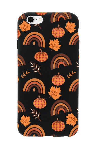 iPhone 6S Uyumlu Sonbahar Desenli Premium Silikonlu Telefon Kılıfı - Resim 7