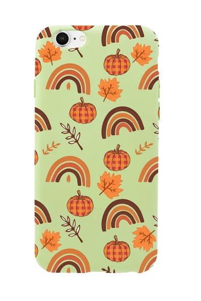iPhone 6 Plus Uyumlu Sonbahar Desenli Premium Silikonlu Telefon Kılıfı ürün görseli 1