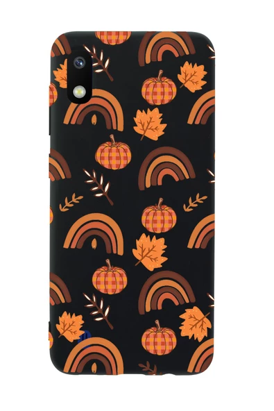 Samsung A10 Uyumlu Sonbahar Desenli Premium Silikonlu Telefon Kılıfı ürün görseli